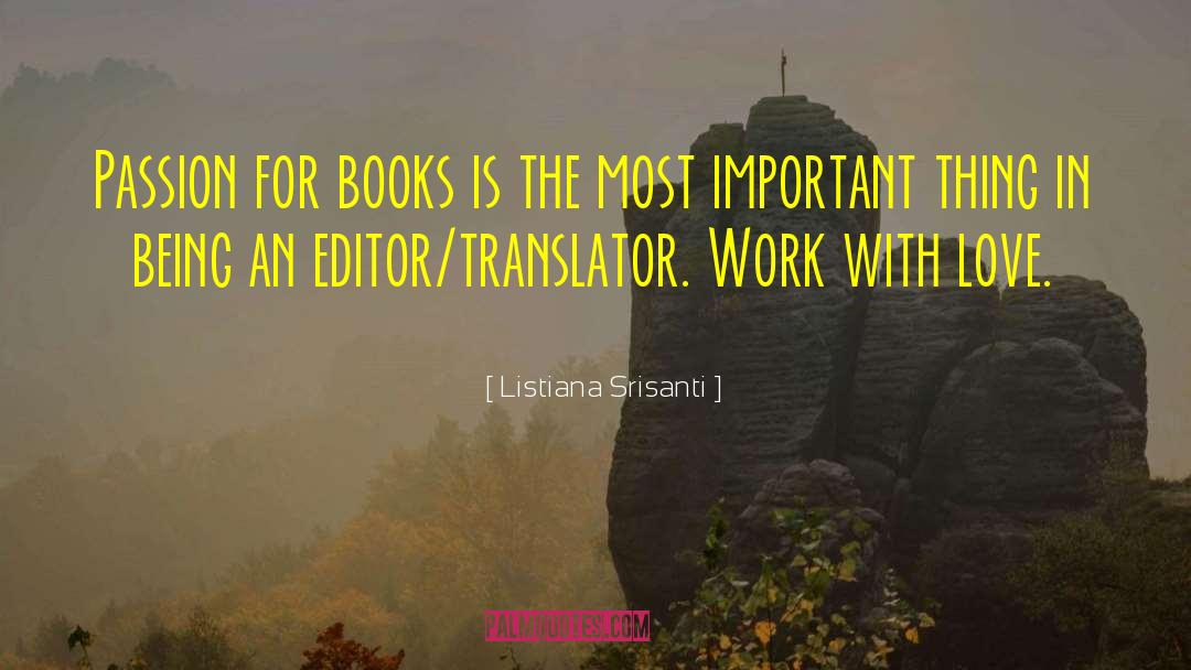Passion For Books quotes by Listiana Srisanti