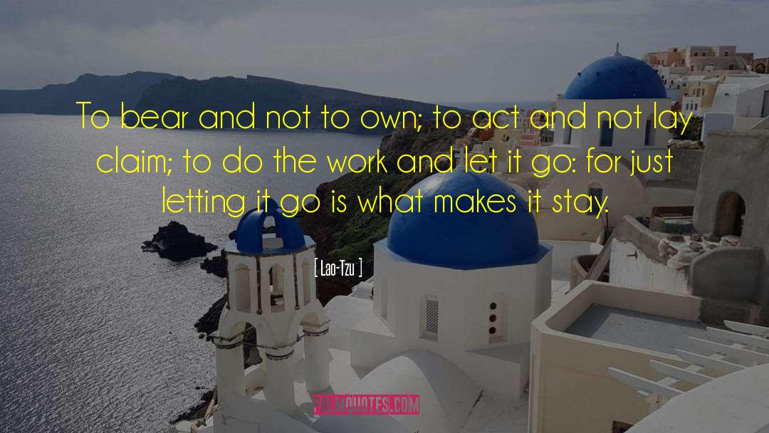 Passion For Work quotes by Lao-Tzu