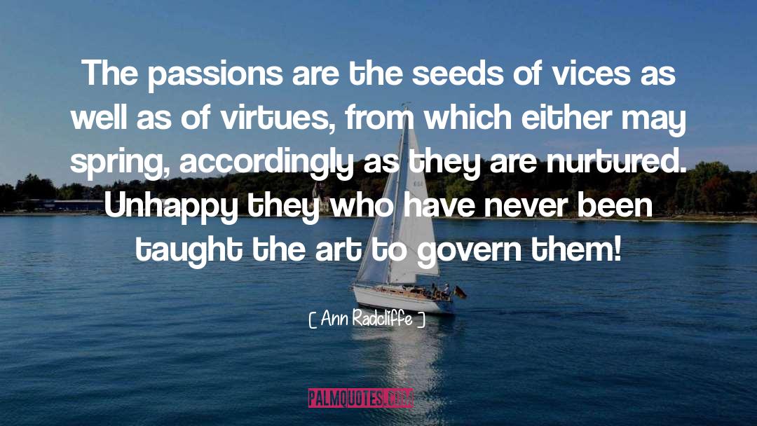 Passions quotes by Ann Radcliffe