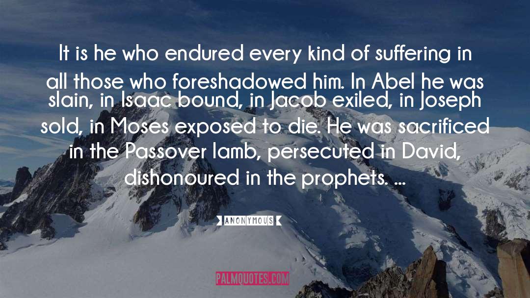 Passover Lamb quotes by Anonymous