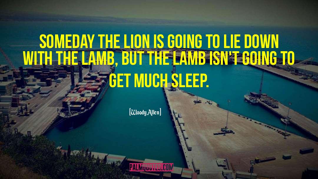 Passover Lamb quotes by Woody Allen