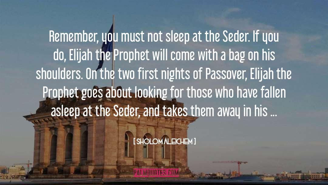 Passover quotes by Sholom Aleichem