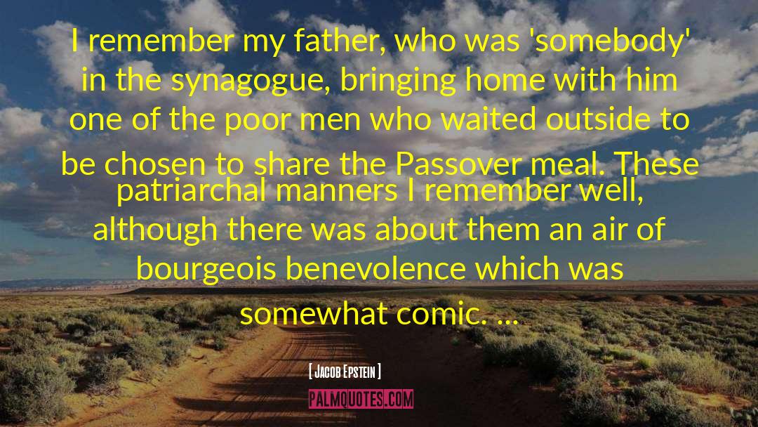 Passover Seder quotes by Jacob Epstein