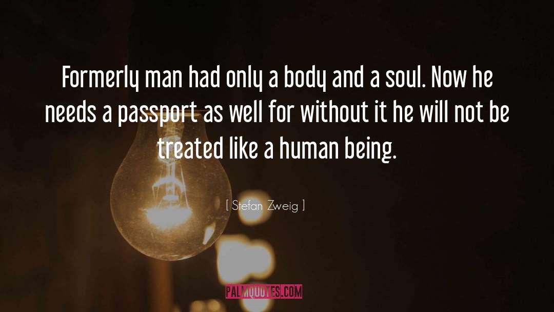 Passport quotes by Stefan Zweig