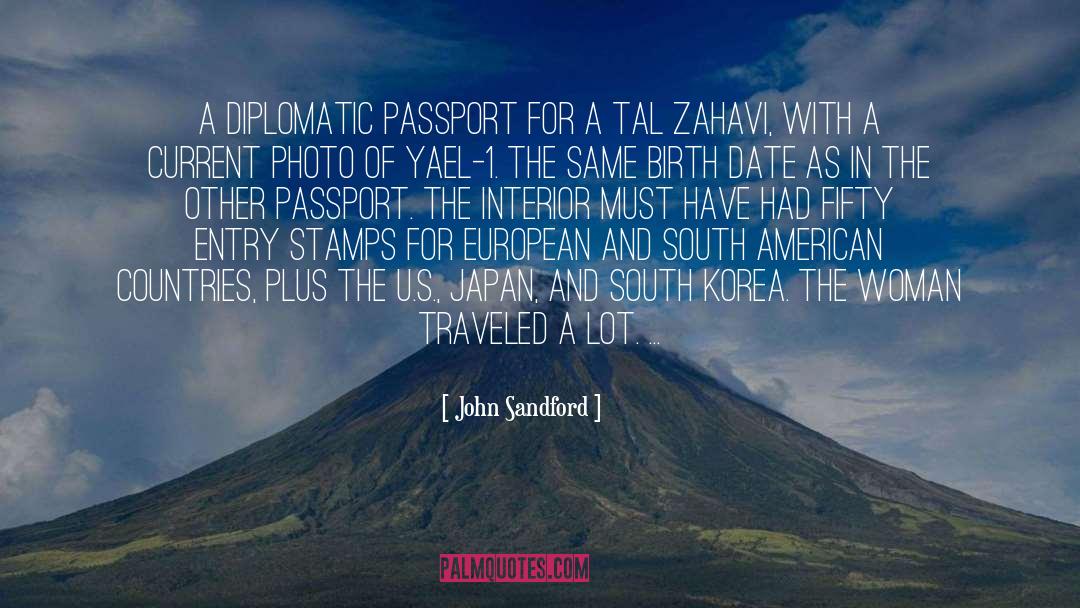 Passport quotes by John Sandford