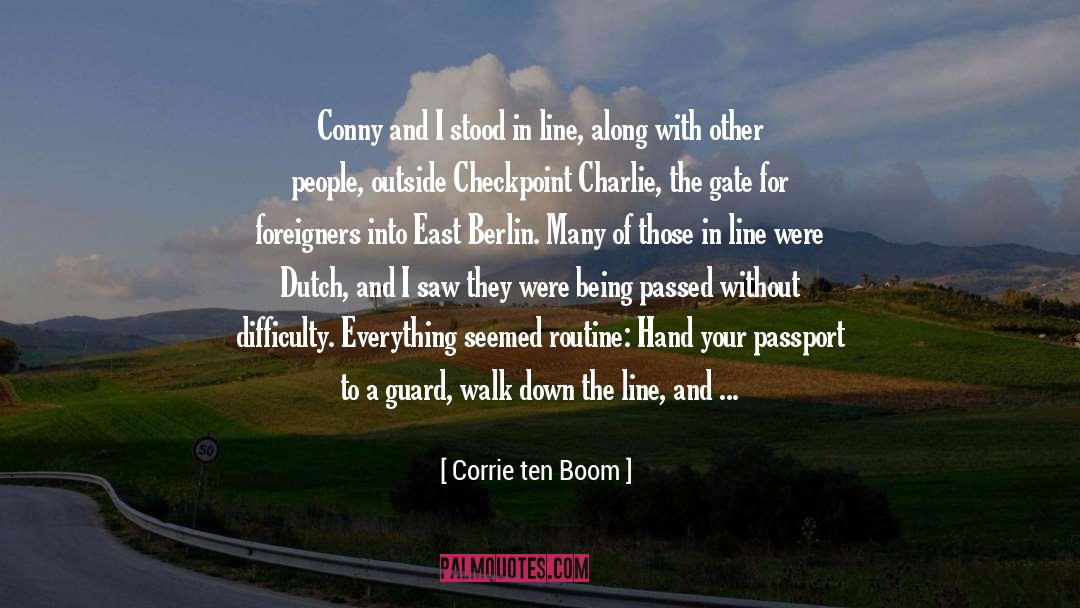 Passport quotes by Corrie Ten Boom