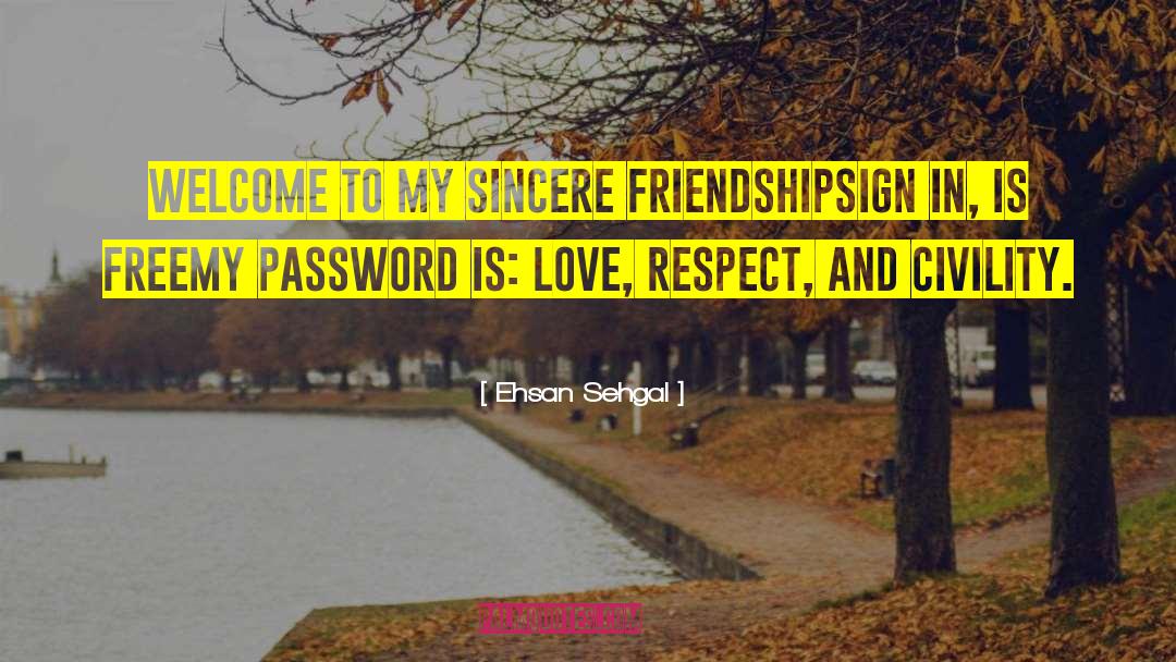 Password quotes by Ehsan Sehgal