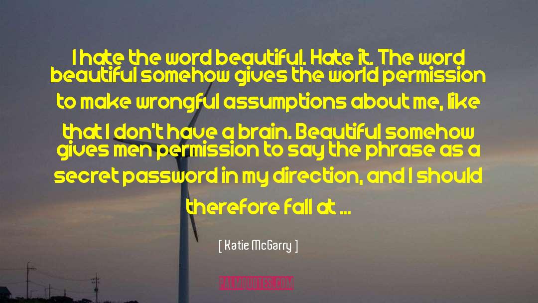 Password quotes by Katie McGarry