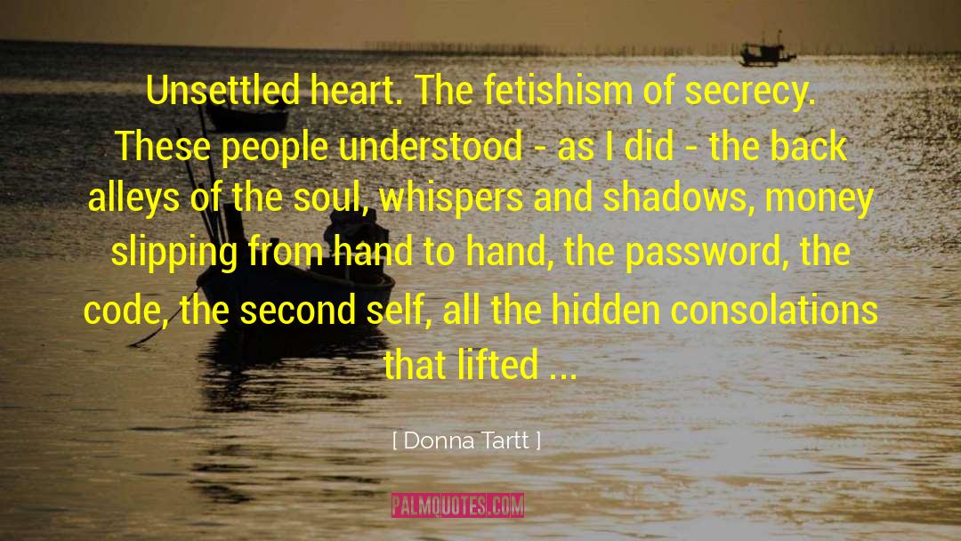 Password quotes by Donna Tartt