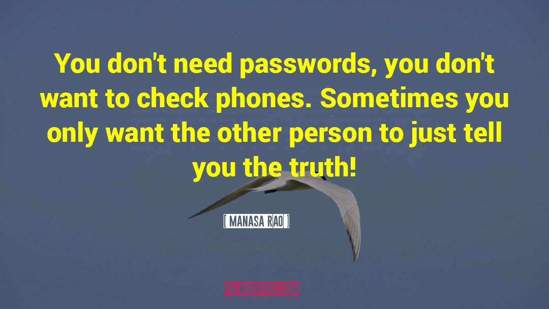 Passwords quotes by Manasa Rao