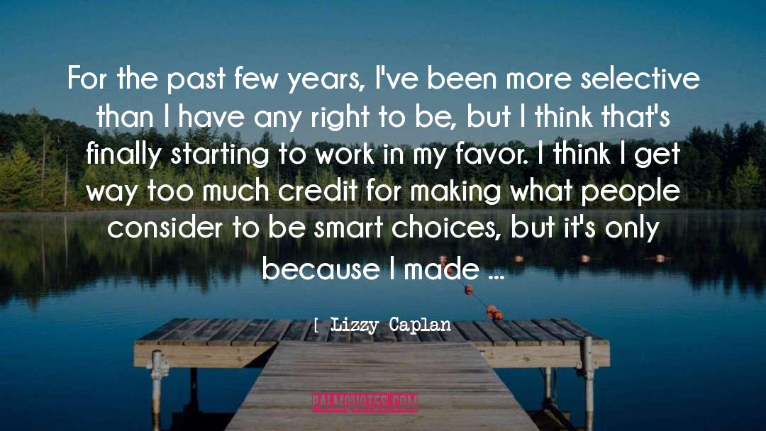 Past Being Good quotes by Lizzy Caplan