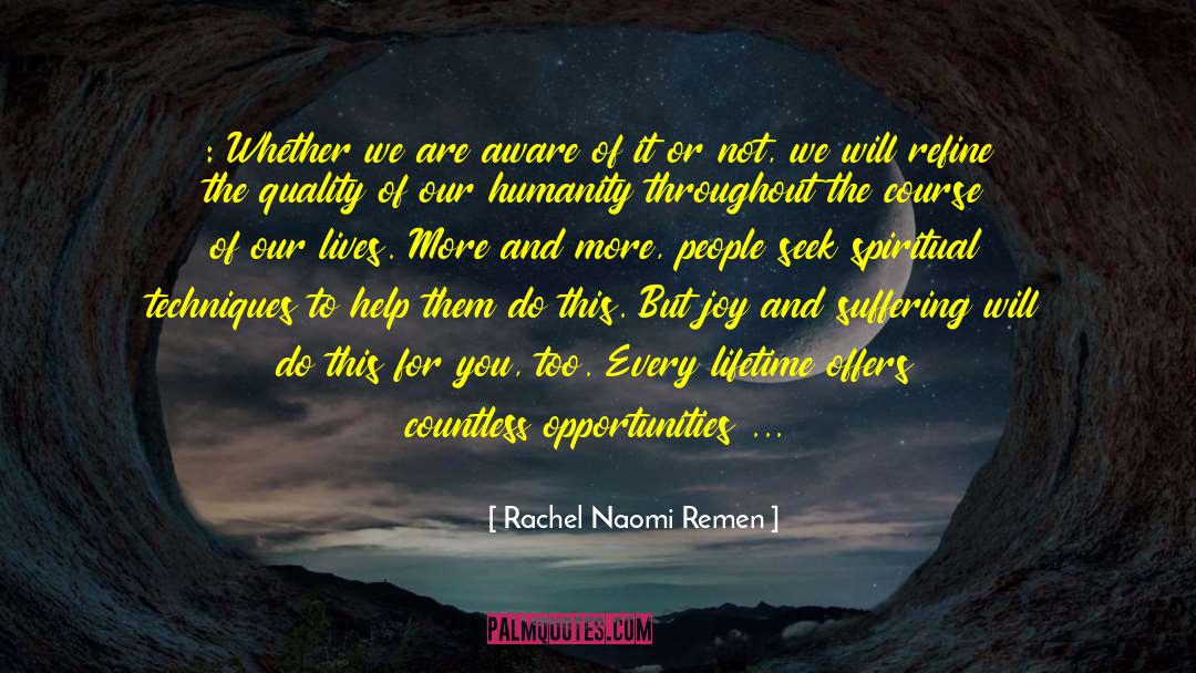 Past Experiences quotes by Rachel Naomi Remen
