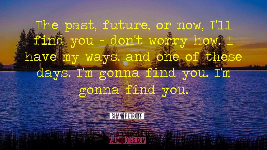 Past Future quotes by Shani Petroff