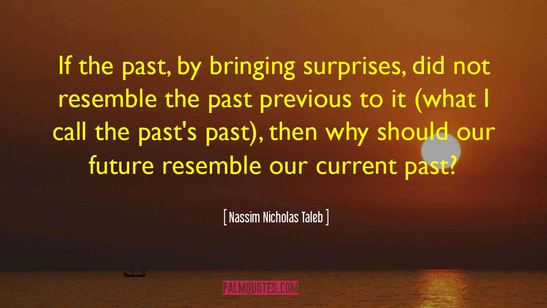 Past Future quotes by Nassim Nicholas Taleb