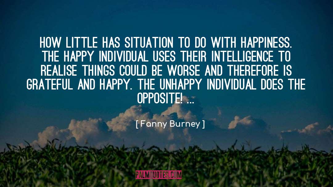 Past Happiness quotes by Fanny Burney