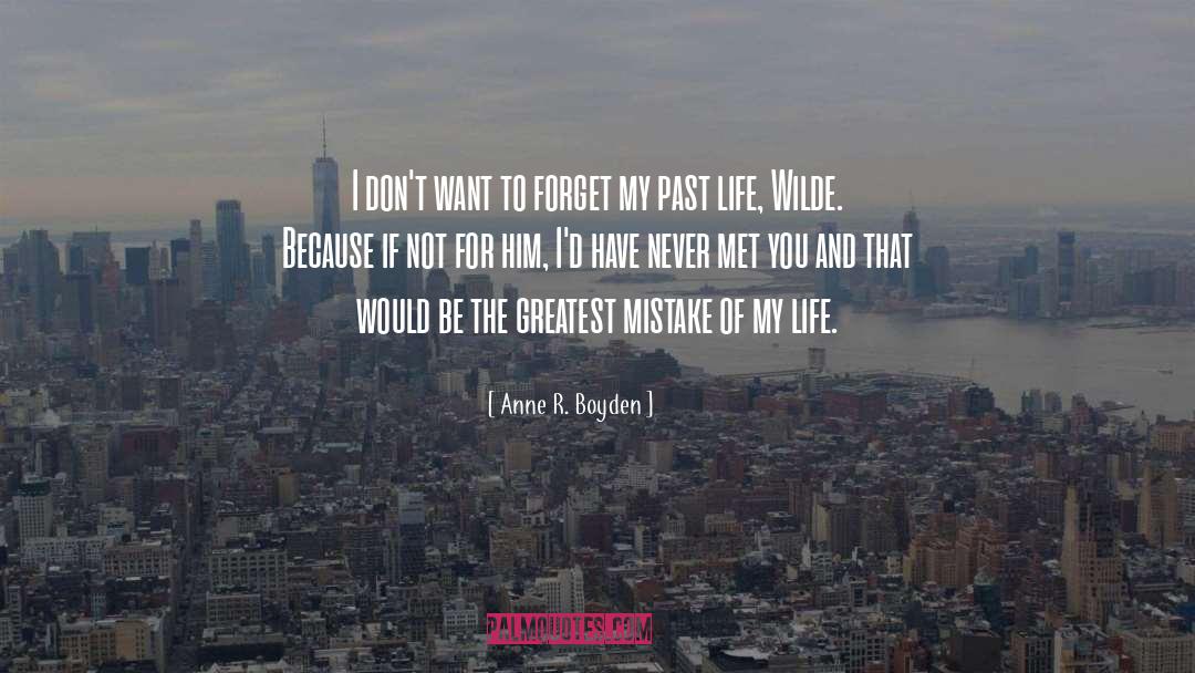 Past Life quotes by Anne R. Boyden