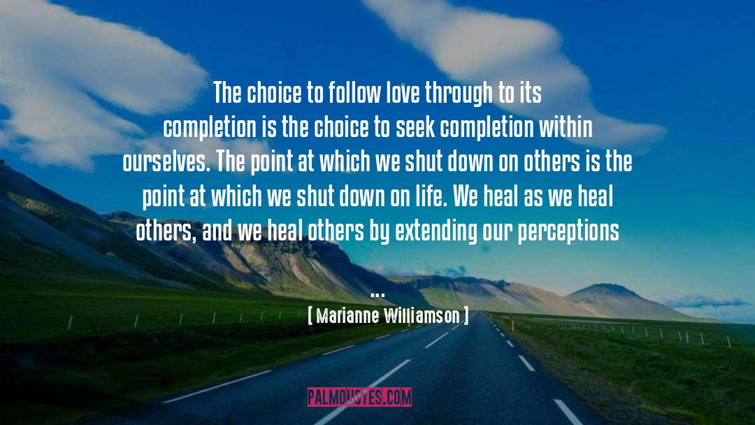 Past Love quotes by Marianne Williamson