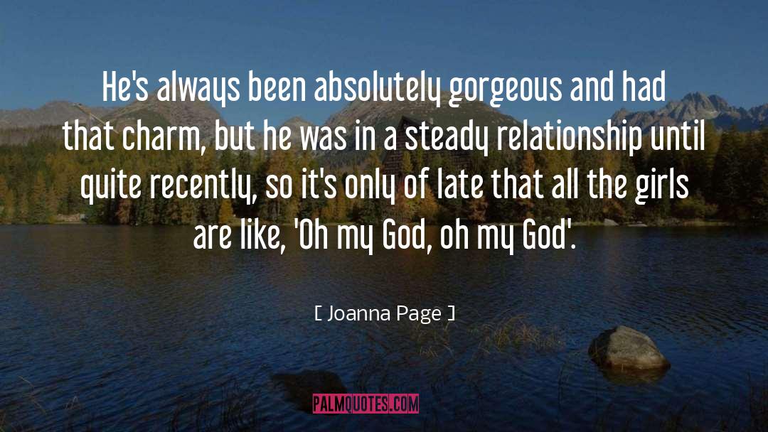 Past Relationship quotes by Joanna Page