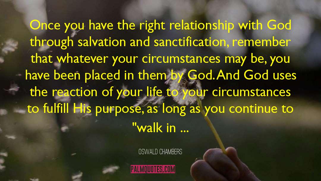 Past Relationship quotes by Oswald Chambers