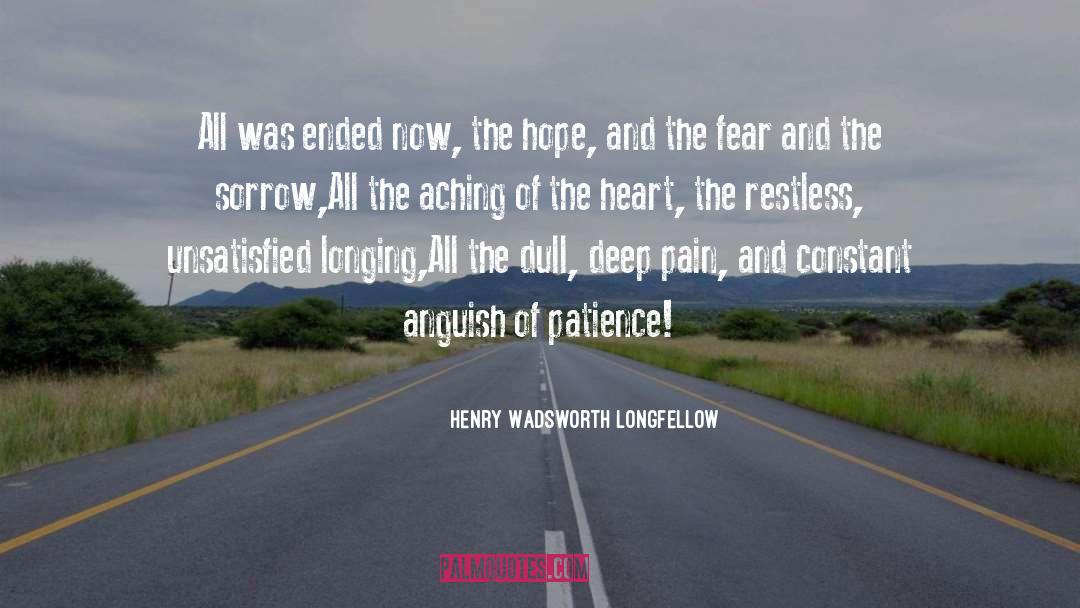 Past Sorrow quotes by Henry Wadsworth Longfellow