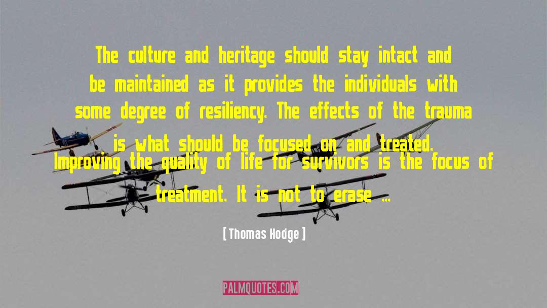 Past Trauma quotes by Thomas Hodge