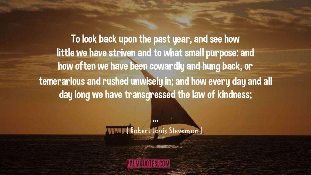 Past Year quotes by Robert Louis Stevenson