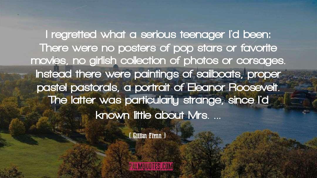 Pastel quotes by Gillian Flynn