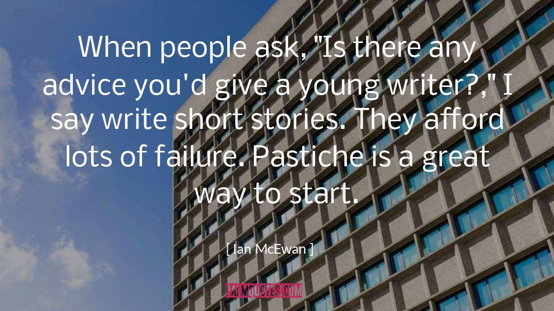 Pastiche quotes by Ian McEwan