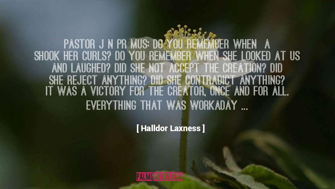 Pastor quotes by Halldor Laxness