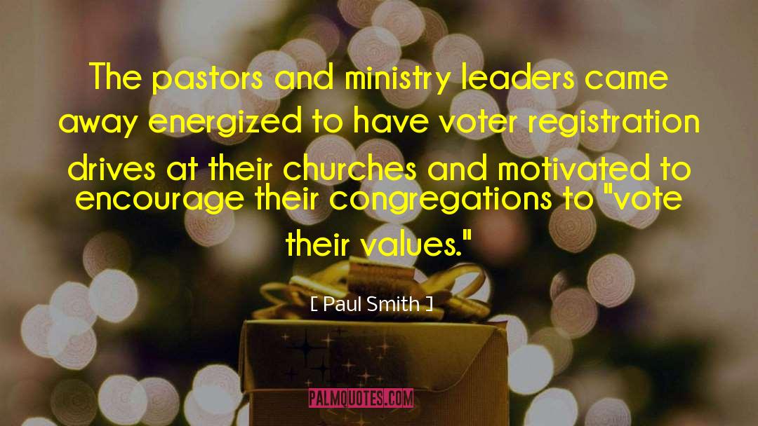 Pastoral Ministry quotes by Paul Smith