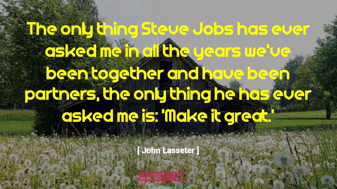 Pastoral Partners quotes by John Lasseter