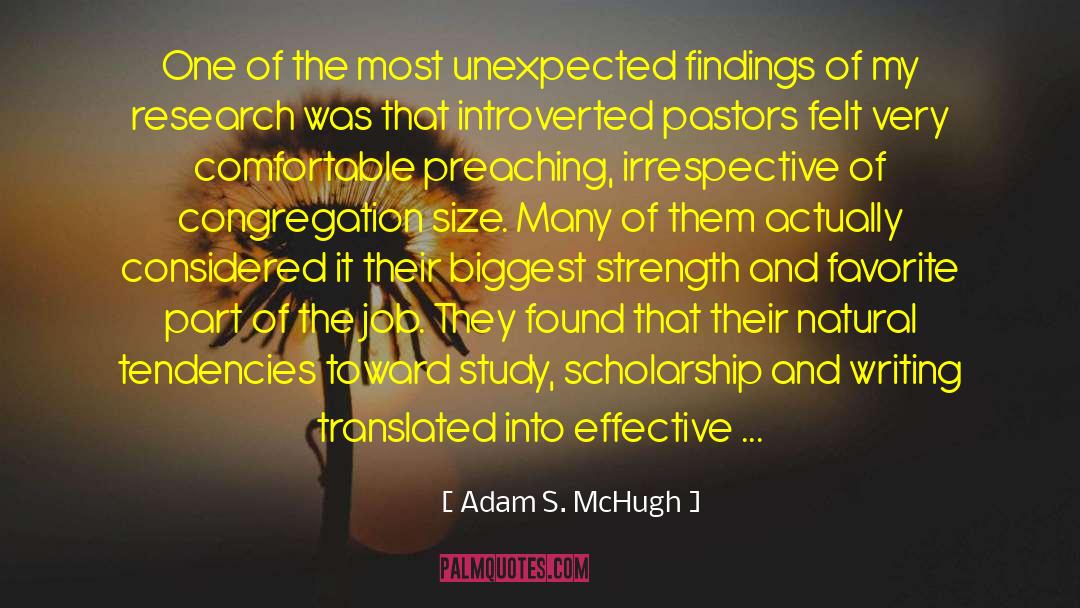 Pastors Conferences quotes by Adam S. McHugh