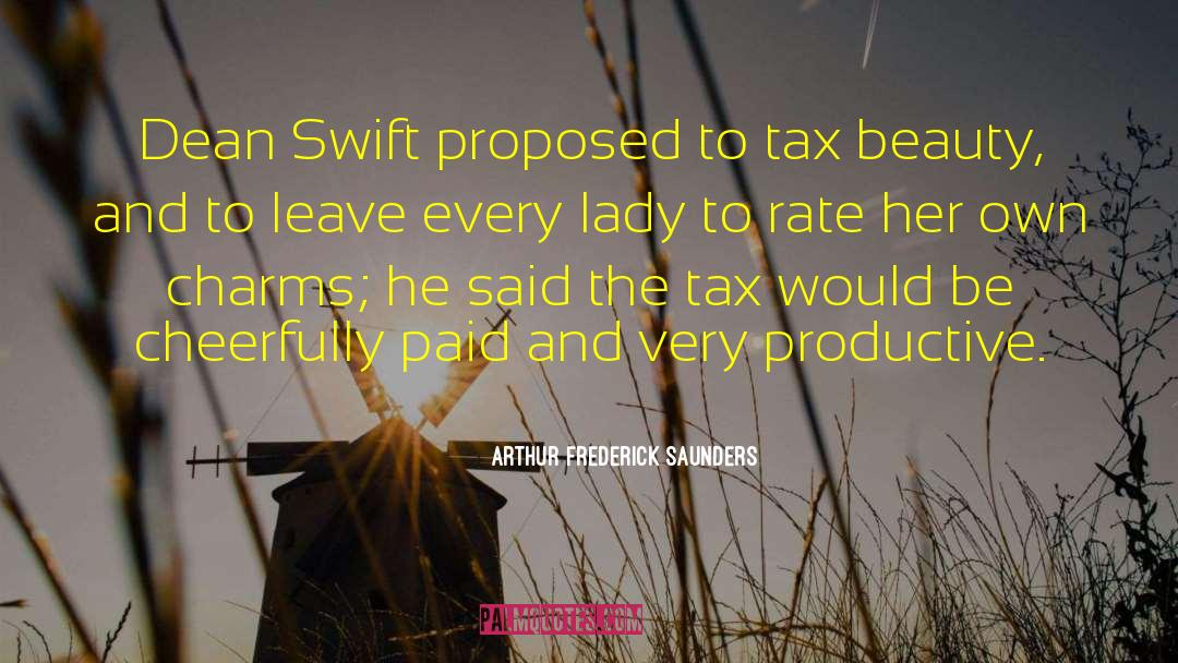 Patawaran Tax quotes by Arthur Frederick Saunders