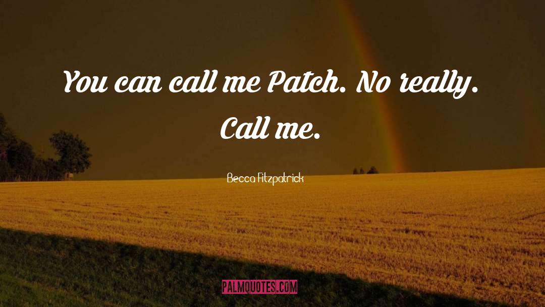 Patch And Nora quotes by Becca Fitzpatrick