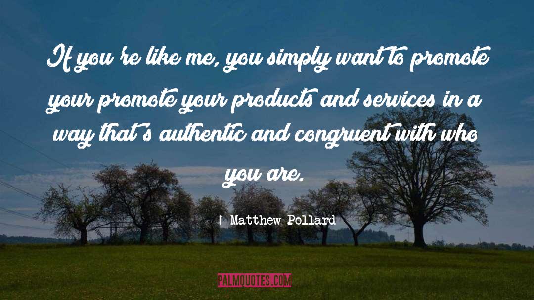 Patented Products quotes by Matthew Pollard