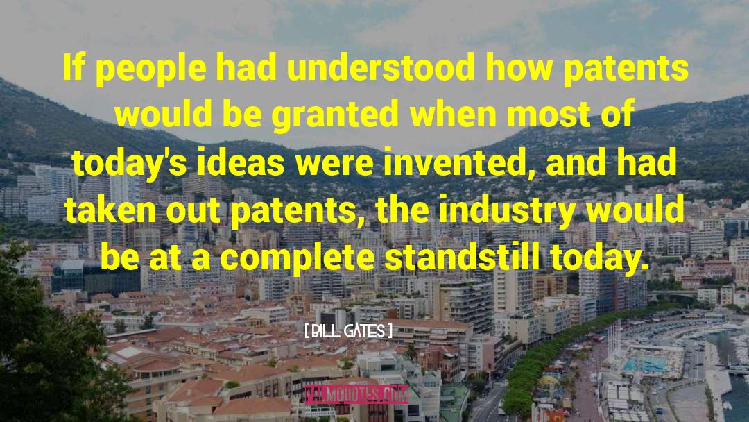 Patents quotes by Bill Gates