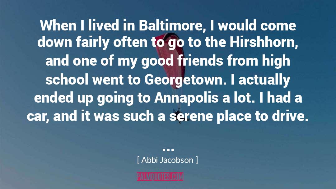 Paterakis Baltimore quotes by Abbi Jacobson