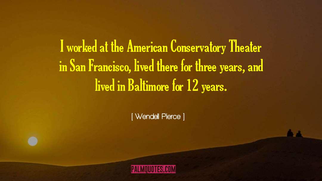 Paterakis Baltimore quotes by Wendell Pierce