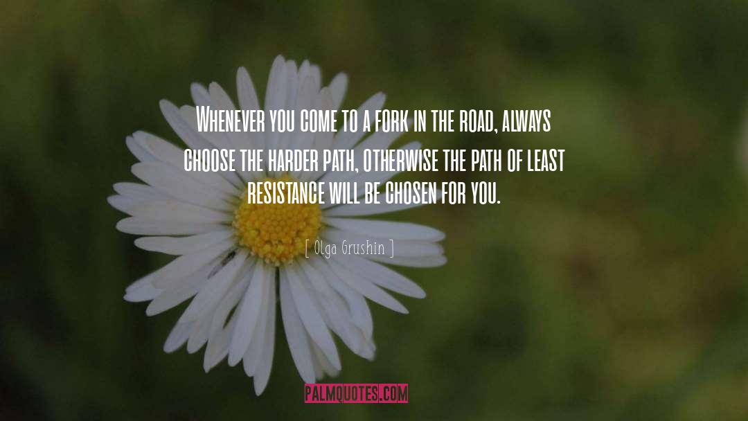 Path Of Least Resistance quotes by Olga Grushin