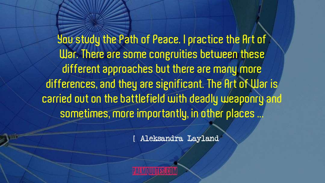 Path Of Peace quotes by Aleksandra Layland