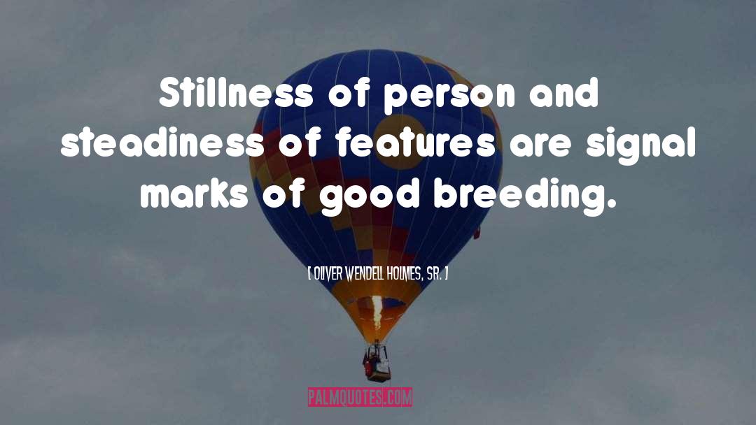 Path Of Stillness quotes by Oliver Wendell Holmes, Sr.