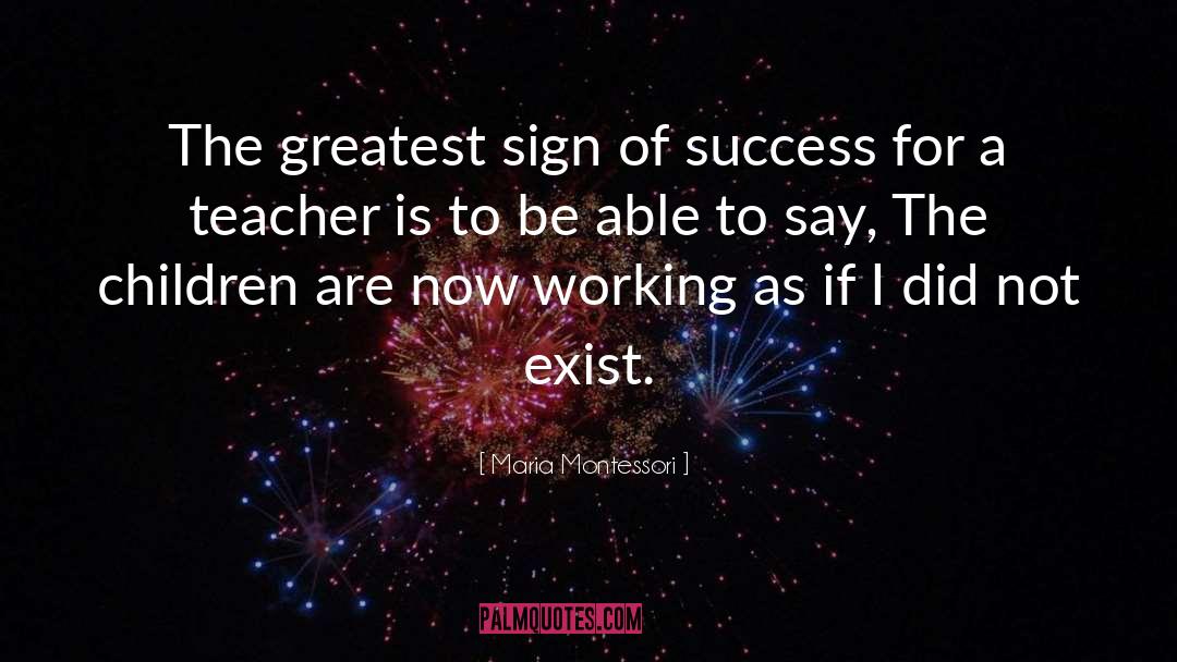 Path To Success quotes by Maria Montessori