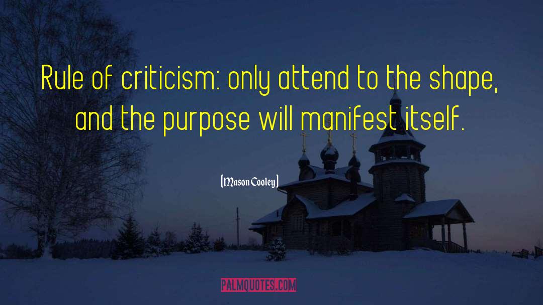 Patience And Criticism quotes by Mason Cooley