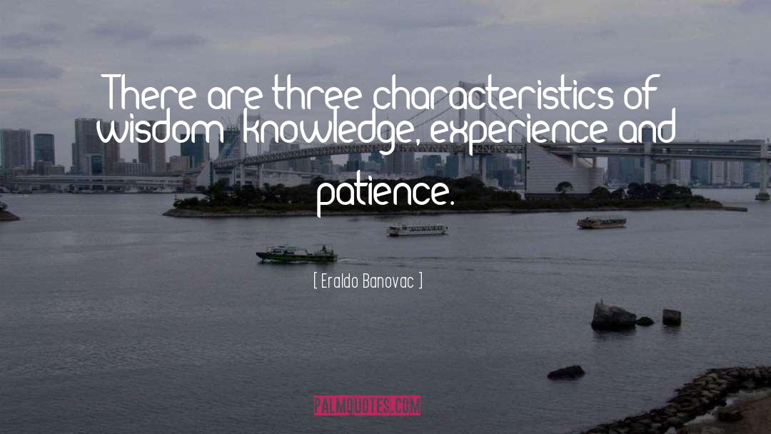 Patience And Timing quotes by Eraldo Banovac