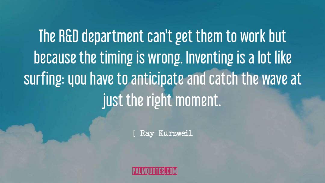 Patience And Timing quotes by Ray Kurzweil