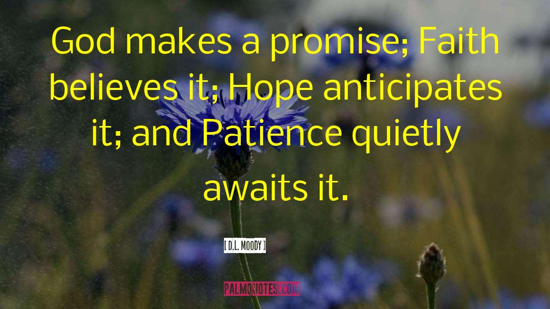 Patience And Vane quotes by D.L. Moody
