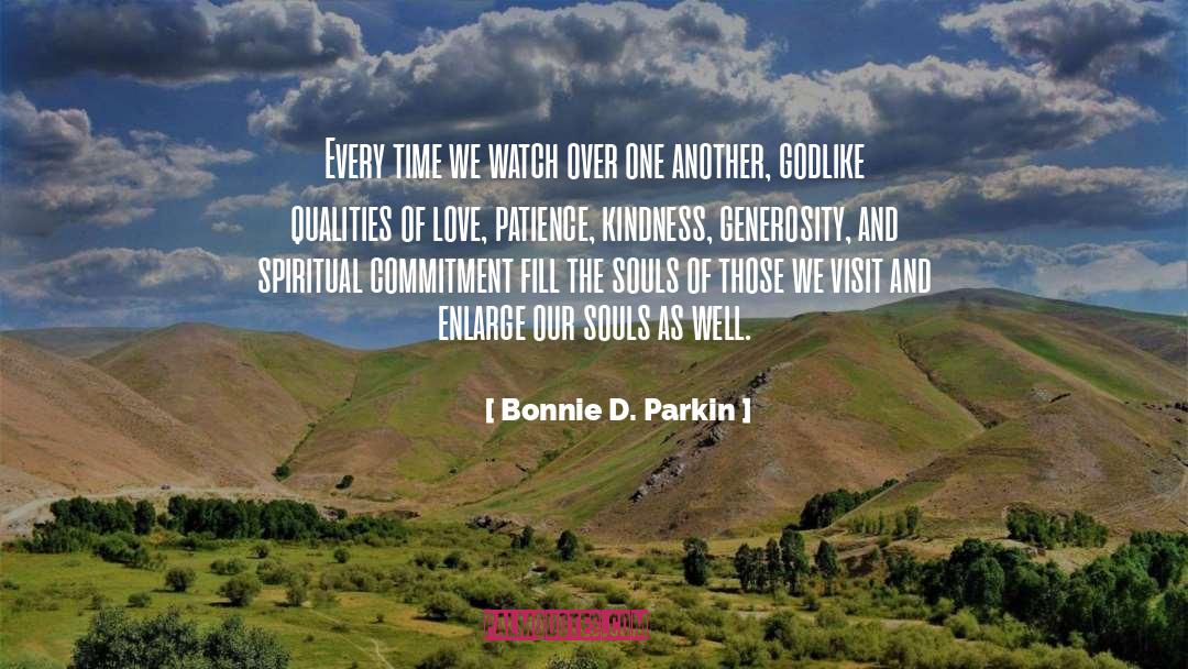 Patience Kindness quotes by Bonnie D. Parkin