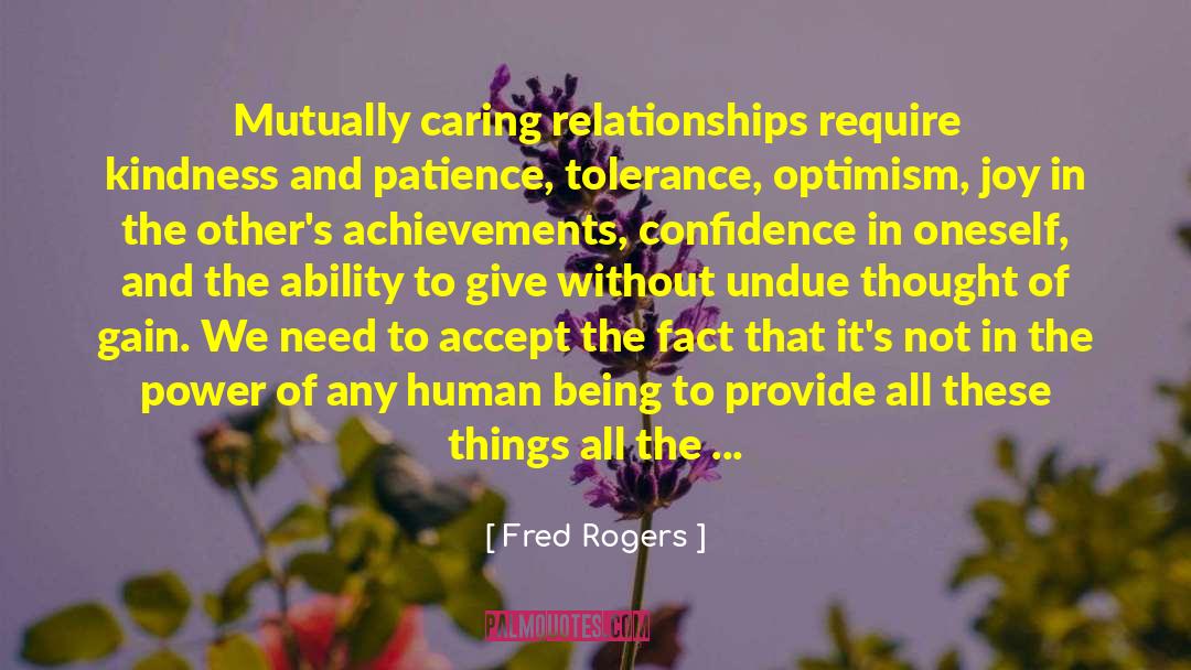 Patience Kindness quotes by Fred Rogers