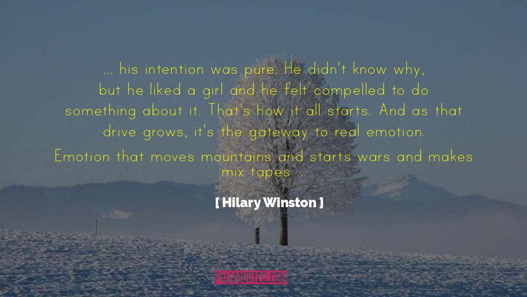 Patience Moves Mountains quotes by Hilary Winston