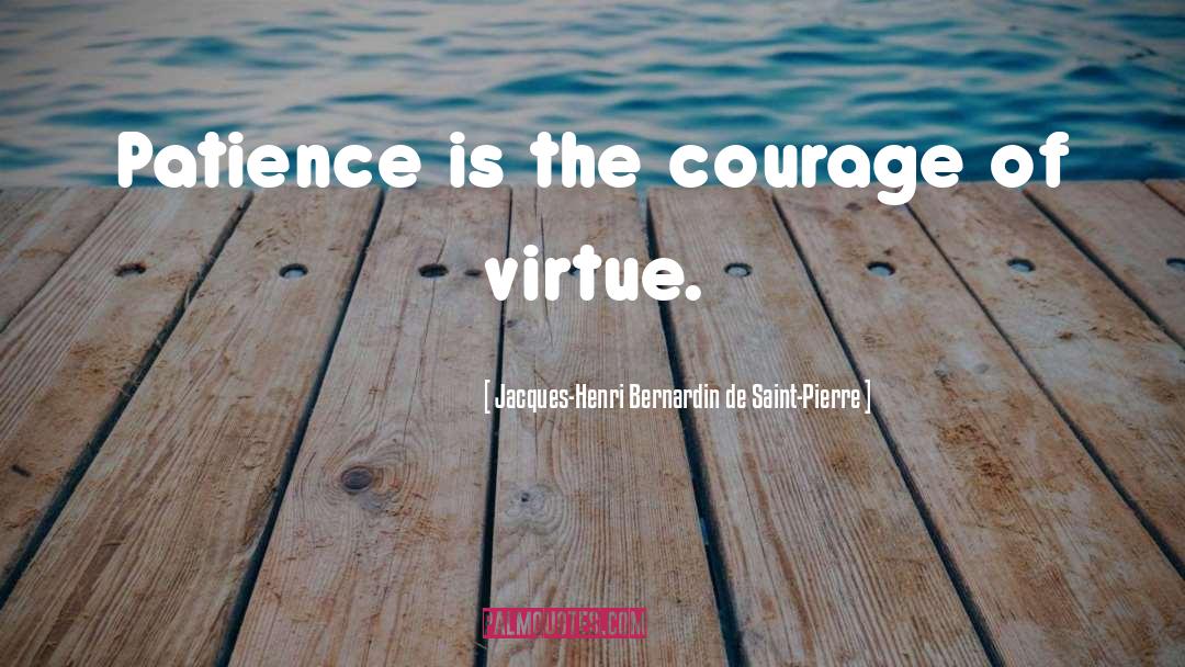 Patience Virtue quotes by Jacques-Henri Bernardin De Saint-Pierre